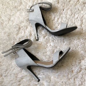 JustFab Polka Dot Sandals